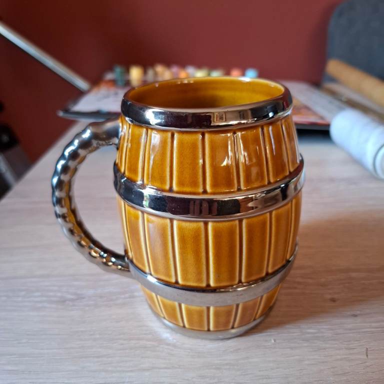 Vintage mid century Wade pottery tankard