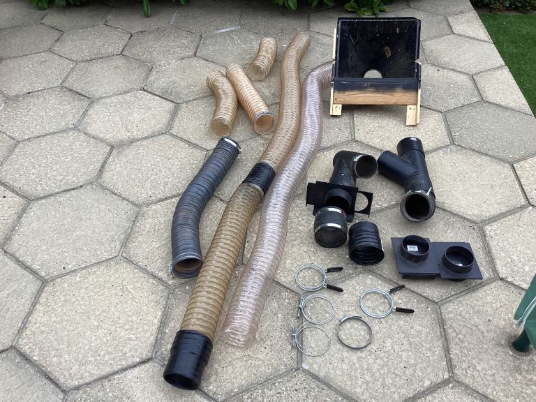 Dust extracting components 102mm diameter