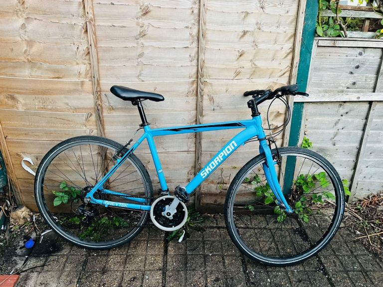 Skorpion Hybrid mountain Bike – Blue, Good Condition