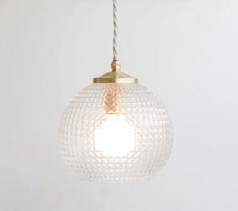 Atkin and Thyme Diamond Glass Pendant Light