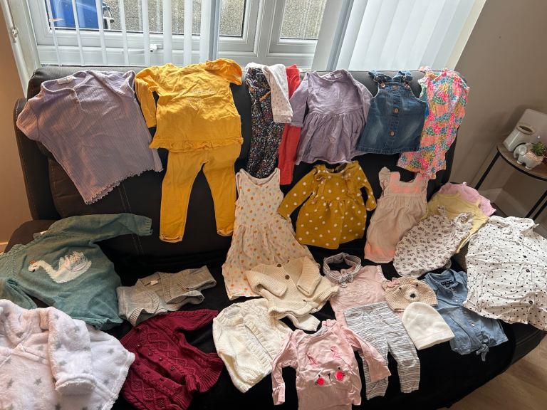Large bundle baby girl clothes 