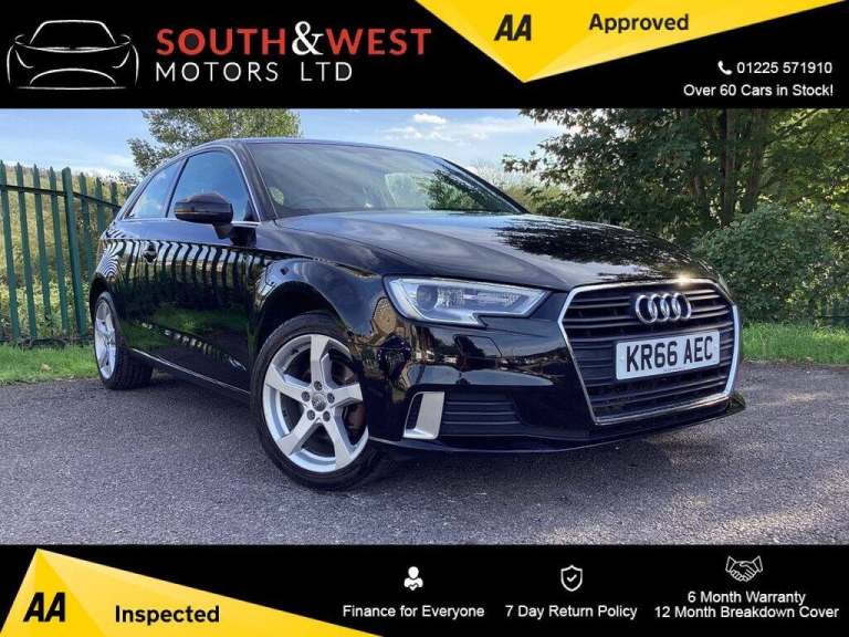 2016 Audi A3 1.0 TFSI Sport Hatchback 3dr Petrol Manual Euro 6 (s/s) (116 ps) Hatchback Petrol Ma...