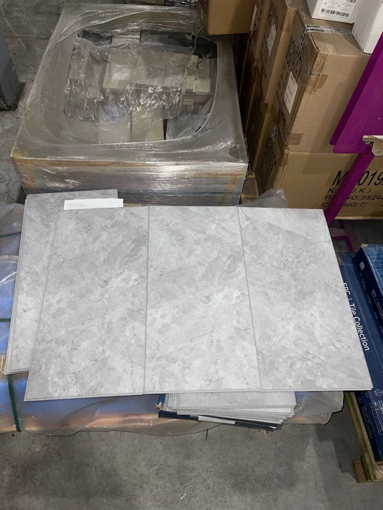 Stone silver LVT flooring 305x610 1mm insulated 