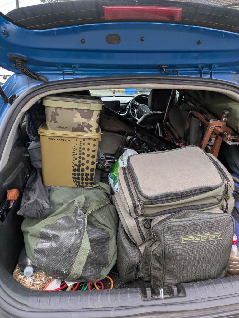 Full 2 rod carp set up