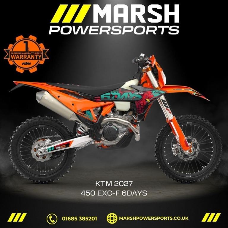 KTM 450 EXC-F 6DAYS 2027 - KTM Main Dealer - Reserve Now!