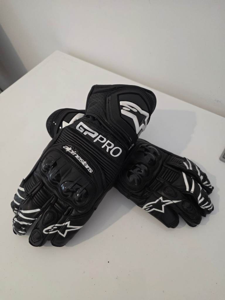 Alpinestars GP Pro Motorcycle Gloves Brand New Black 