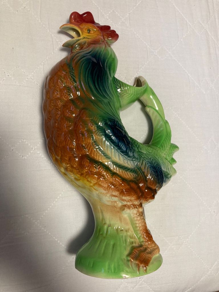 Vintage French Rooster jug