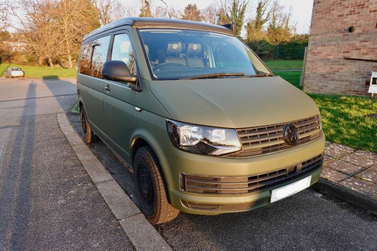 2018 VW Transporter T6 102 bhp remap, ULEZ compliant, professionally converted by Camper King. 