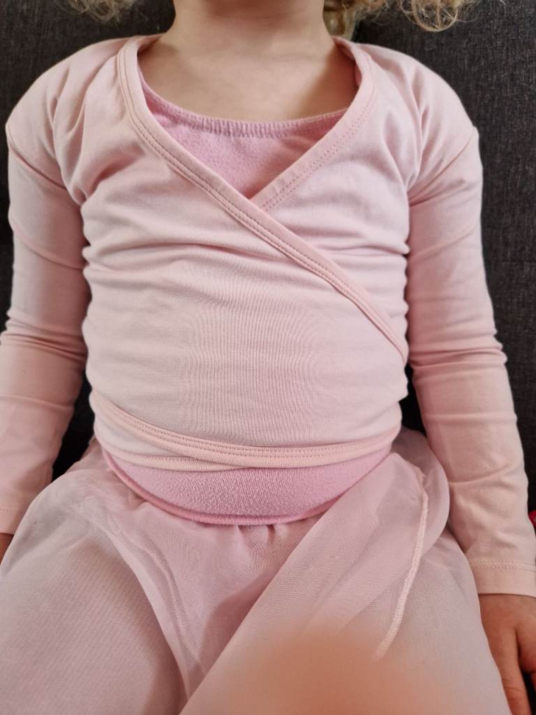 Pink girls dance outfit