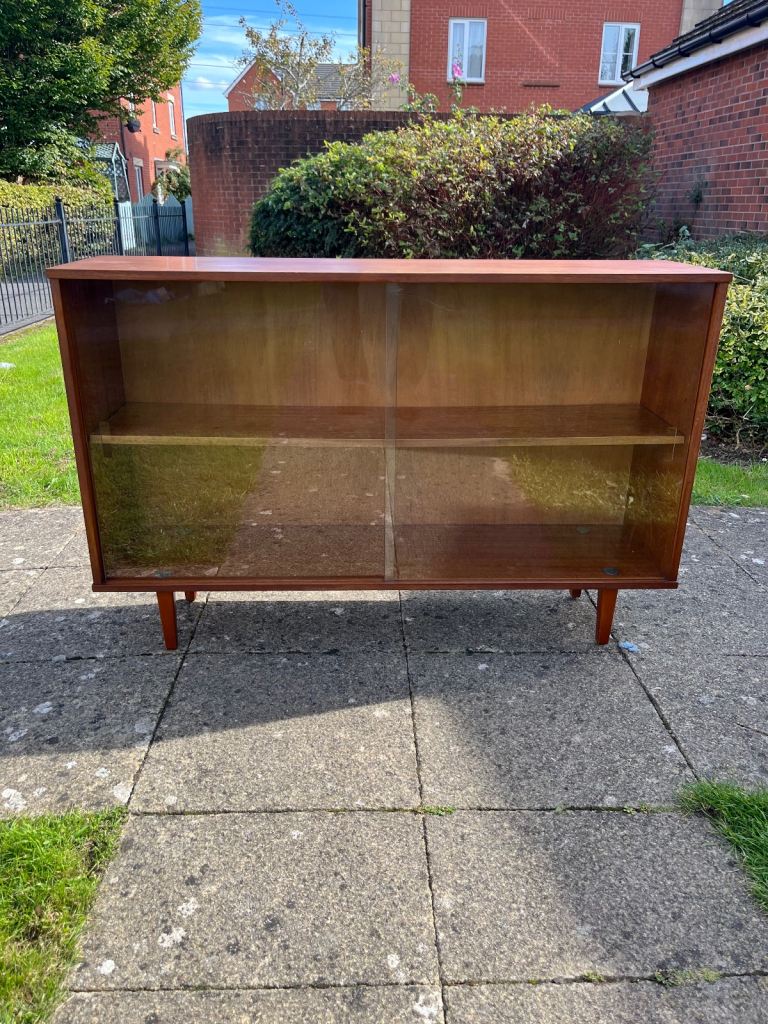 Glazed bookcase/cabinet (delivery available)