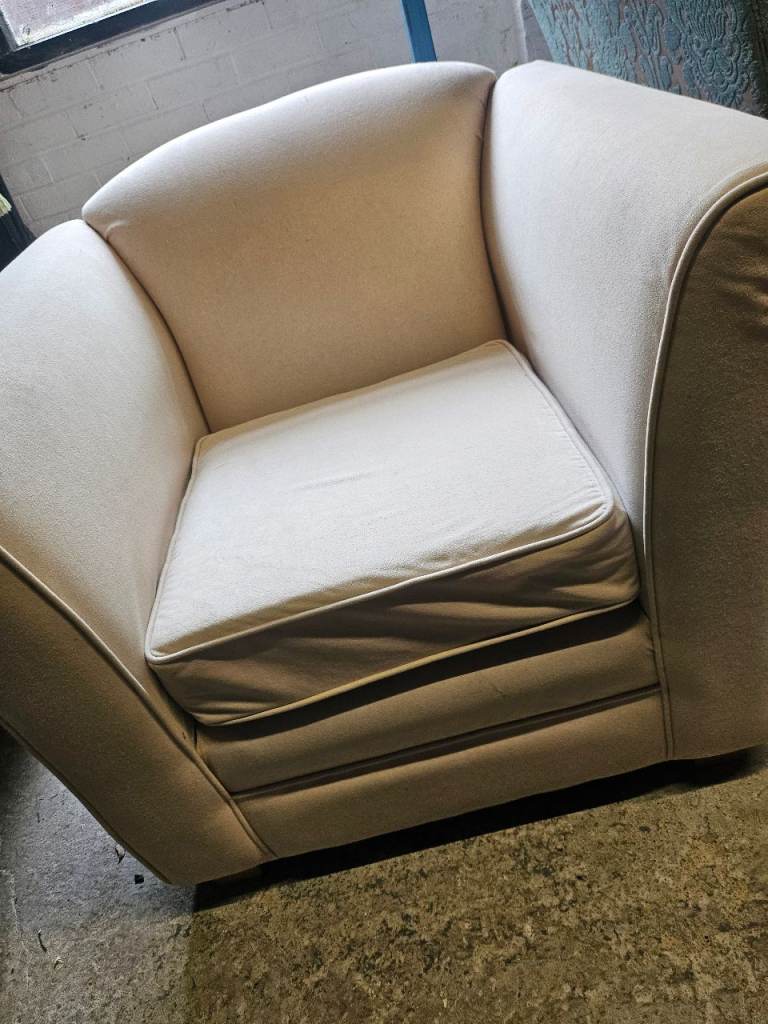 Exdisplay john lewis cream accent chair 