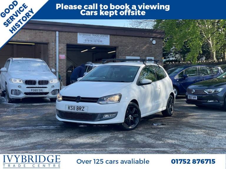 2011 11 VOLKSWAGEN POLO 1.2 MATCH HATCHBACK 3DR PETROL MANUAL EURO 5 (60 PS)