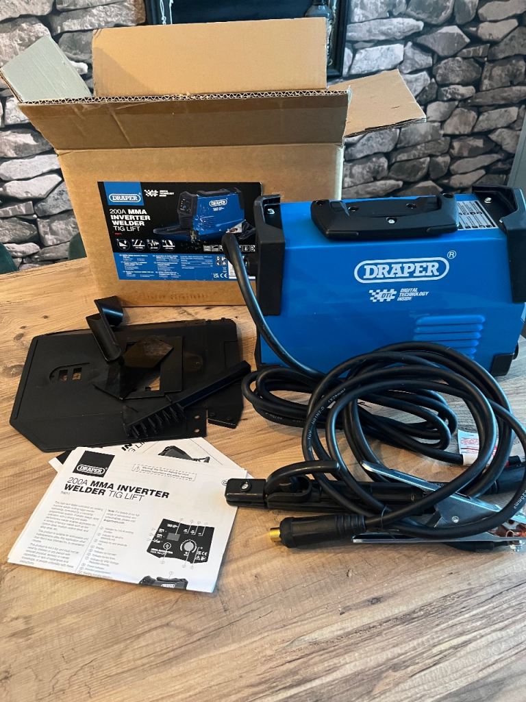 Draper MMA Inverter Welder with TIG-Lift Dti, 200A - new in box