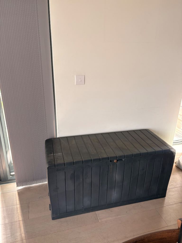 Outdoor Garden Storage Box (black)