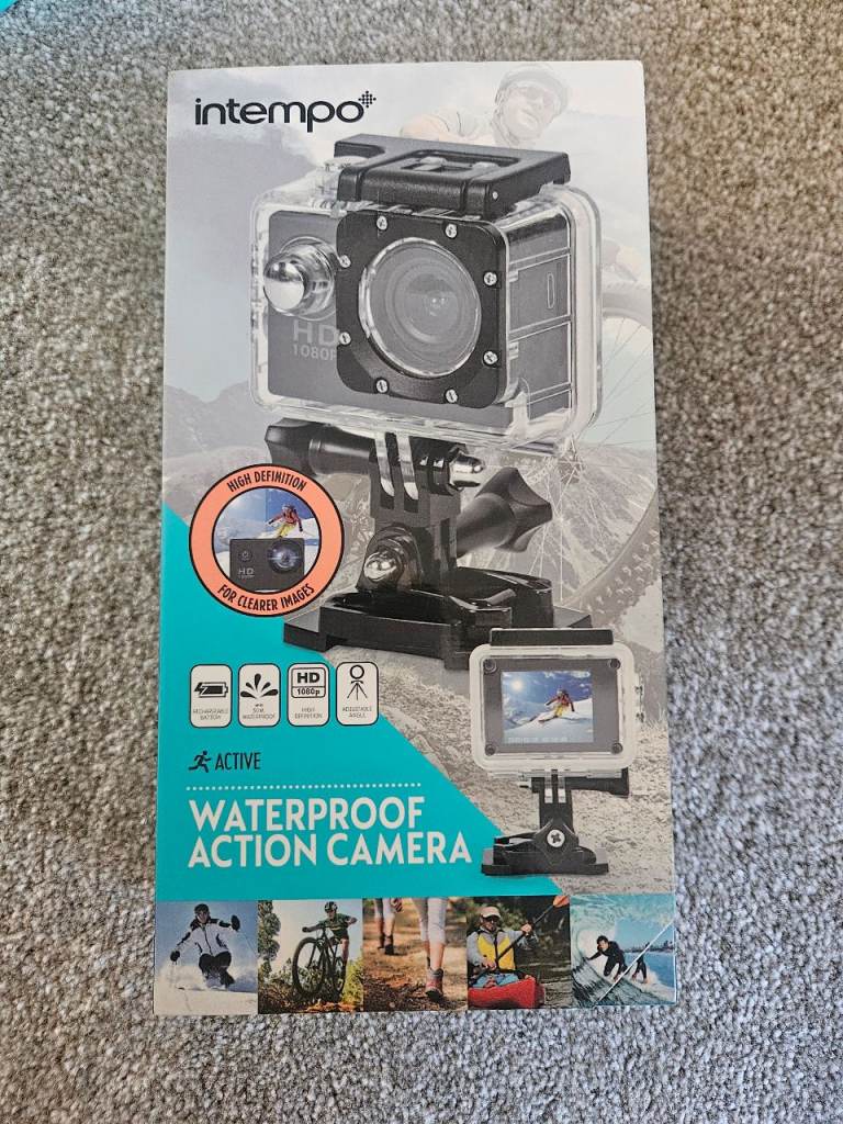 Intempo Waterproof Action Camera HD 1080P 
