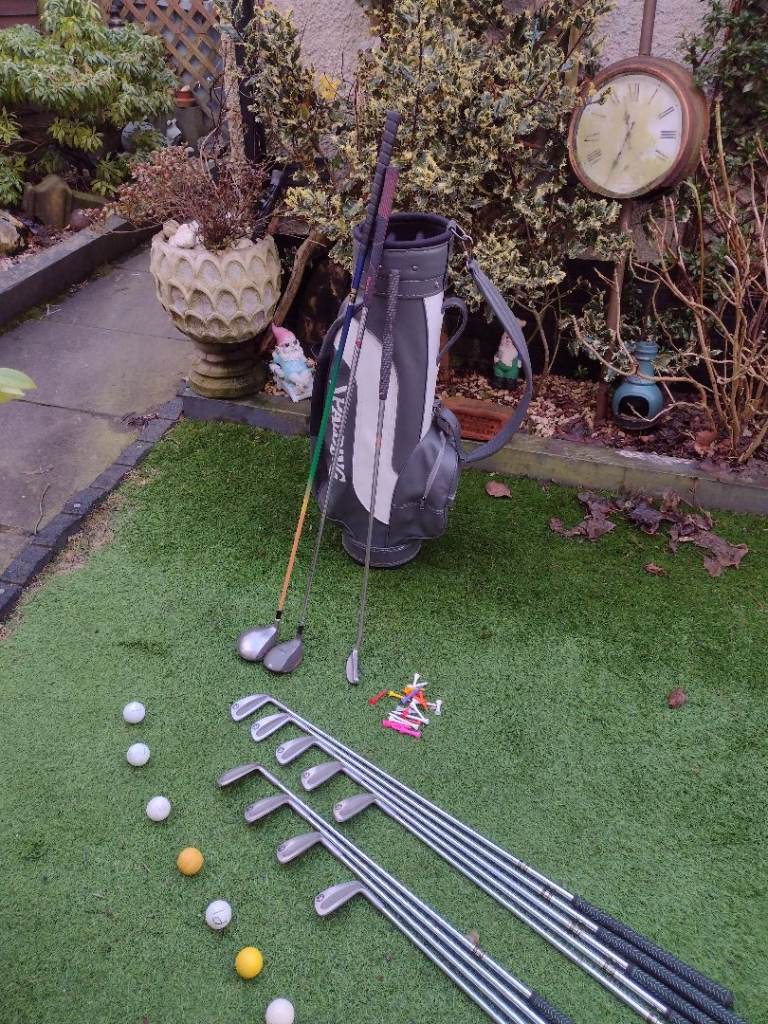 FULL SET MENS BEN SAYERS GOLF CLUBS + SPALDING GOLF BAG