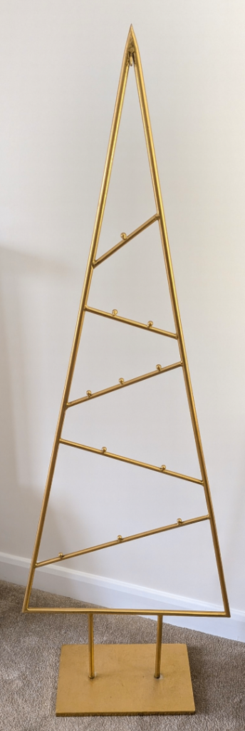 Cox & Cox Golden Deco Tree - Large in Gold Metal