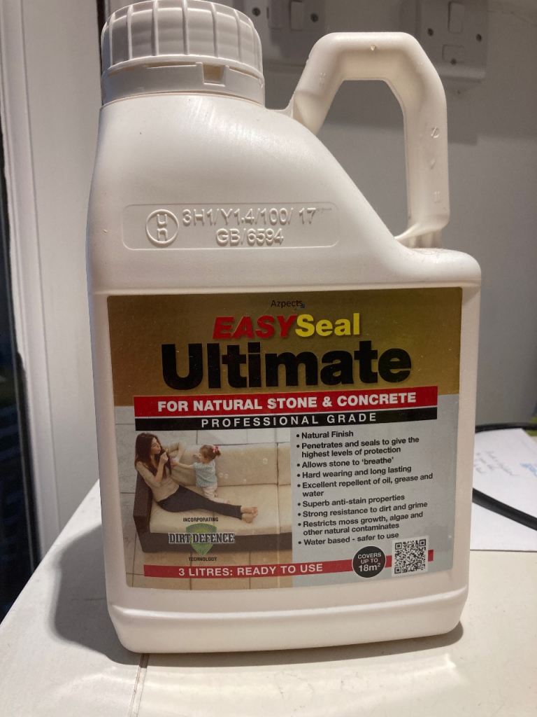 EASYSeal Ultimate 3 Litre Natural Stone & Concrete Sealer – New