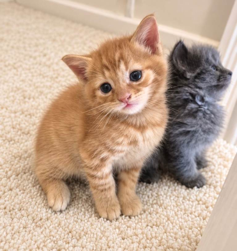 Mixed breed kittens 