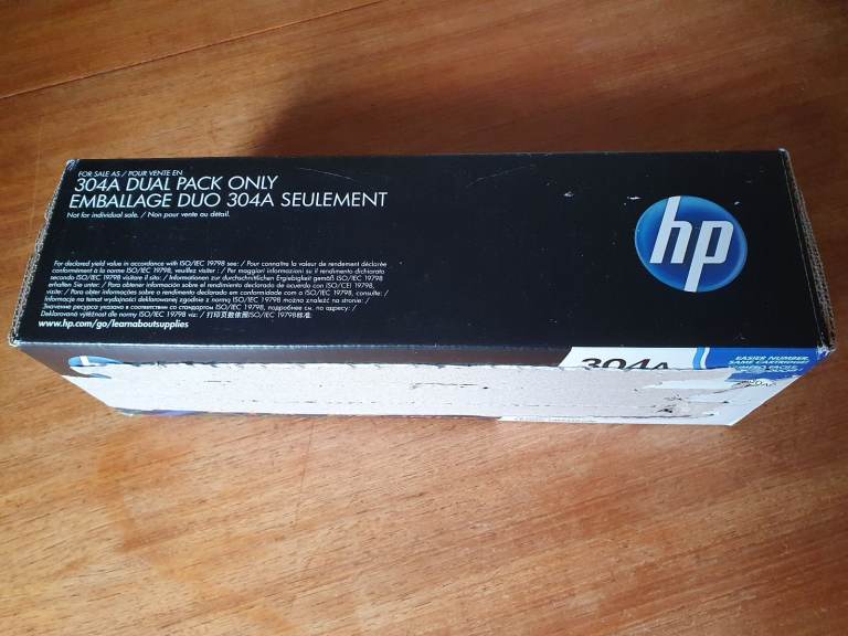 Genuine HP Laser Printer Cartridges x2