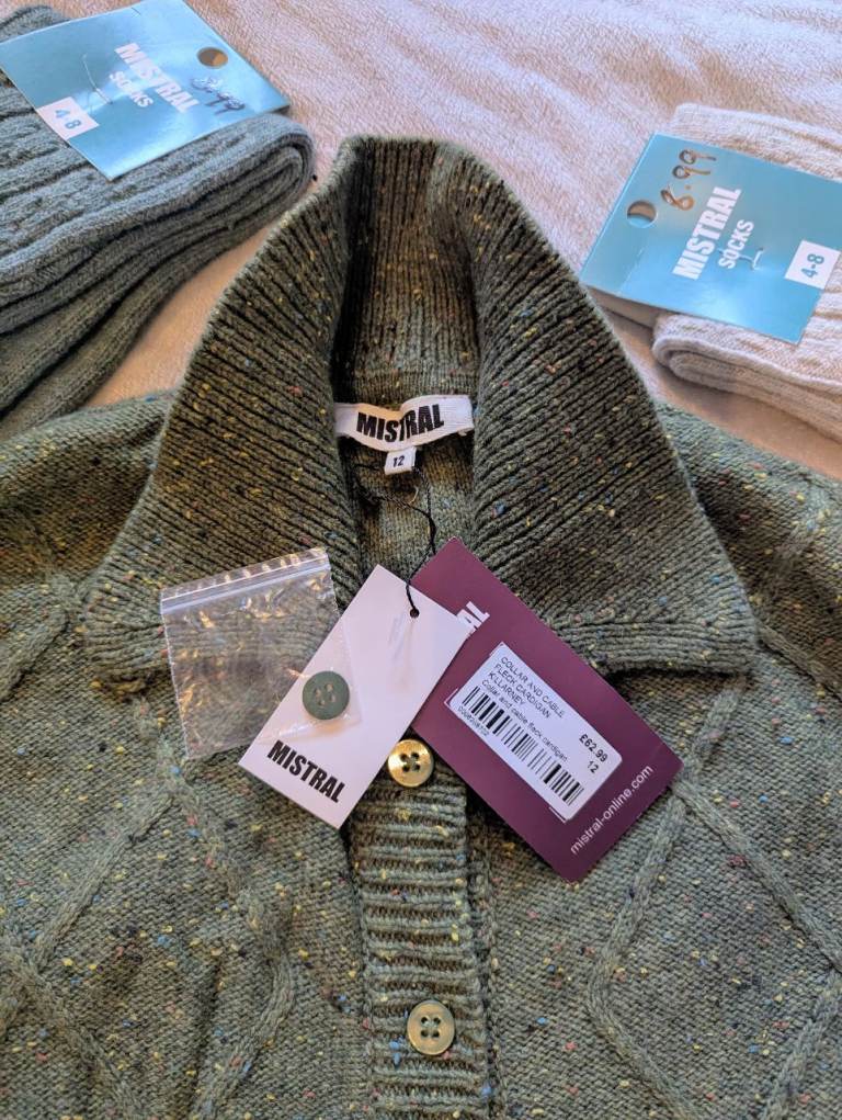 Mistral Collar&Fleck Cardigan