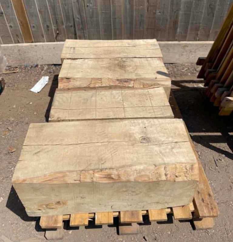 Lovely Rustic Pieces Of Hardwood Timber x4 Available