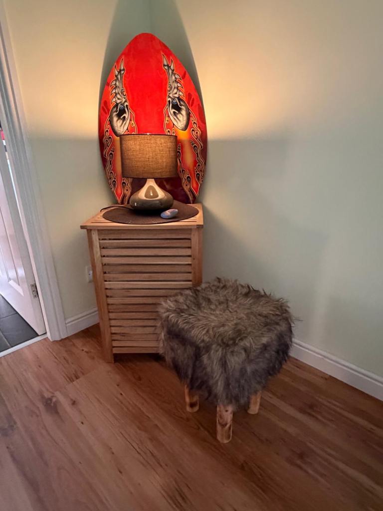 Laundry box with decoration