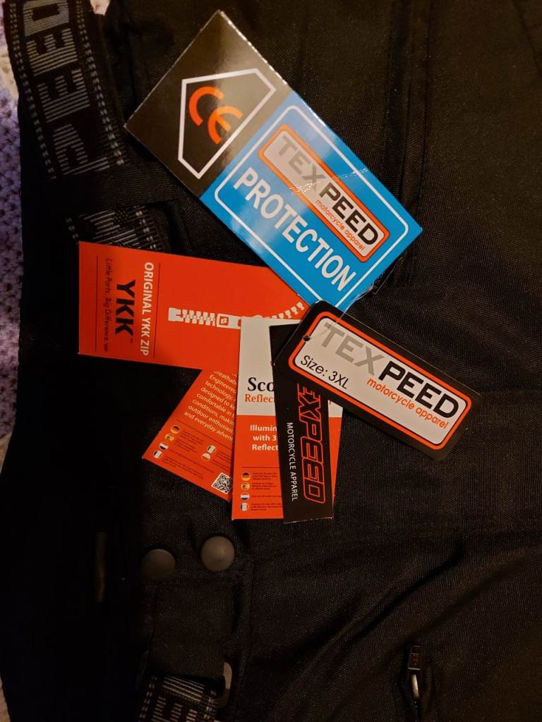 Texspeed motorcycle trousers 