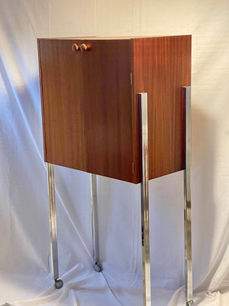 Retro mid century vintage storage duo