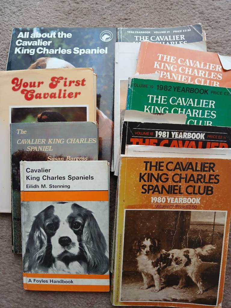 Cavalier King Charles Spaniel Books & Yearbooks - Bundle