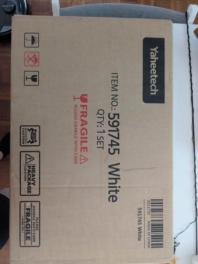 Yaheetech White Bathroom Cabinet 591745 – New in Box