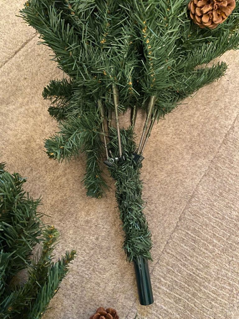 Lovely realistic artificial Christmas tree