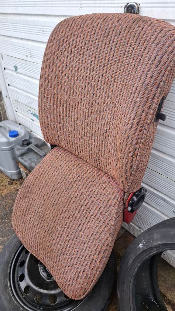 mk2 escort 1.3 popular plus L 2 door front rear seats interior rainbow trim