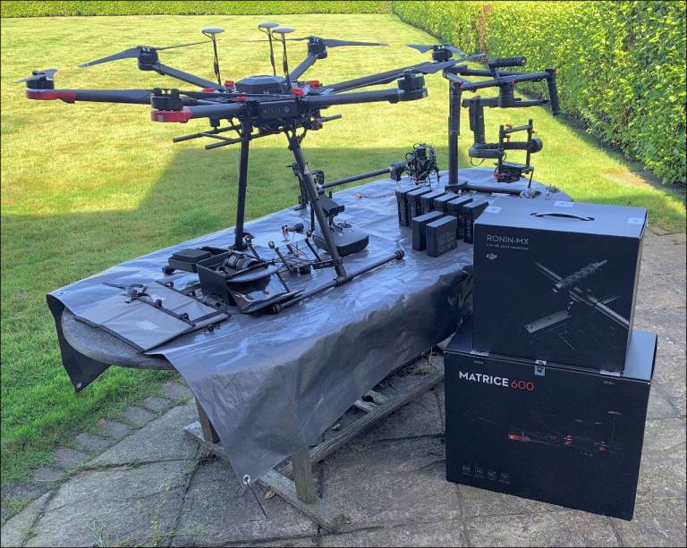 DJI Matrice M600 (Pro) Heavy lift Drone as new condition.