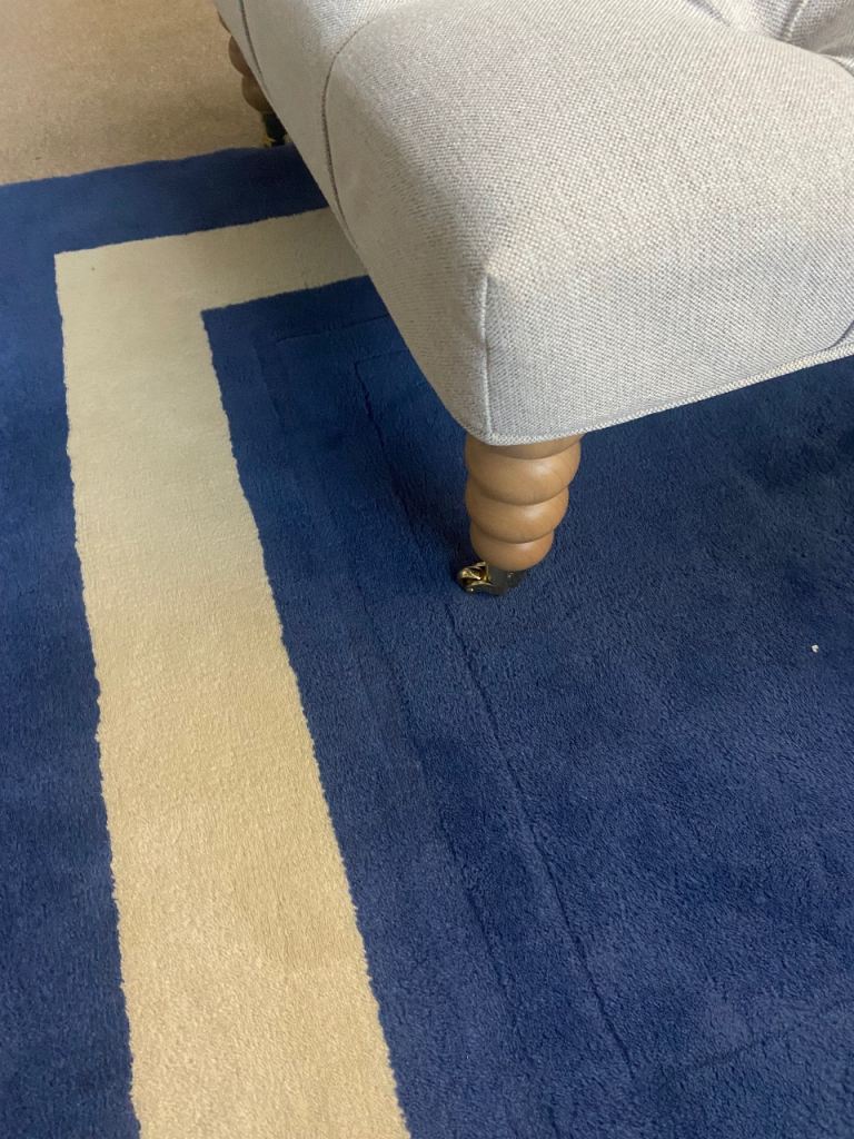 Laura Ashley Vivienne upholstered footstool 