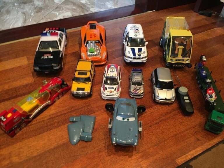 Selection of toys 3 large cars battery operated