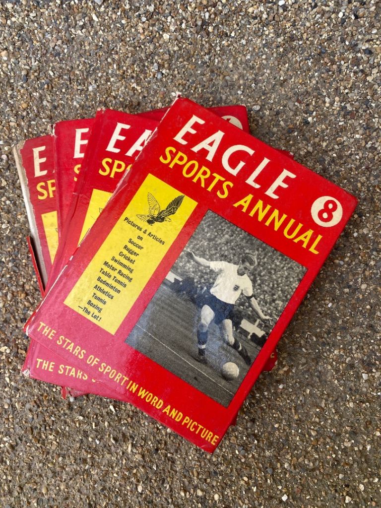 Vintage Eagle Sports Annual Magazines - Collection of 4