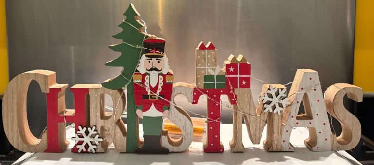 Nutcracker Christmas stand pre-lit, *new* 