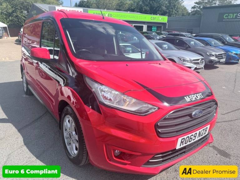 2019 Ford Transit Connect Red 1.5 240 EcoBlue Limited L2 Van, 89,321 miles, Euro 6, 6-Speed manua...