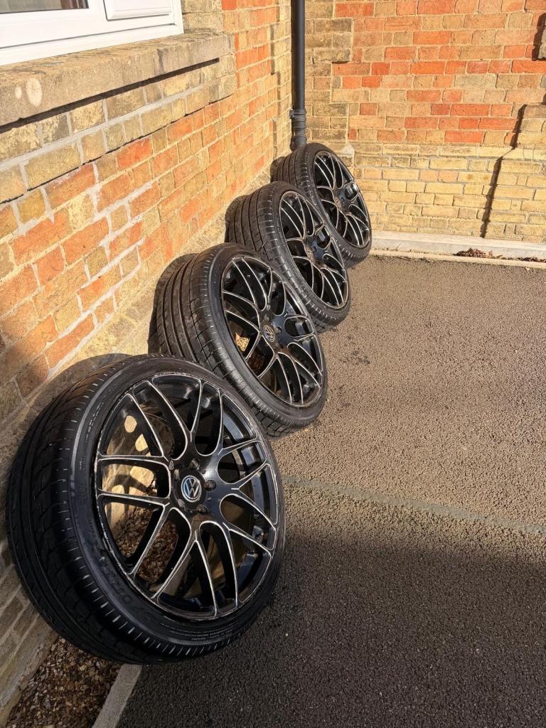 22” alloys fitted on VW T5
