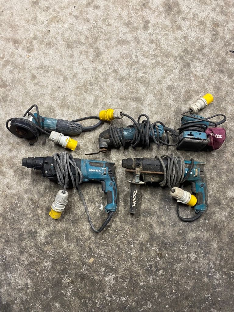 Makita 110v job lot 