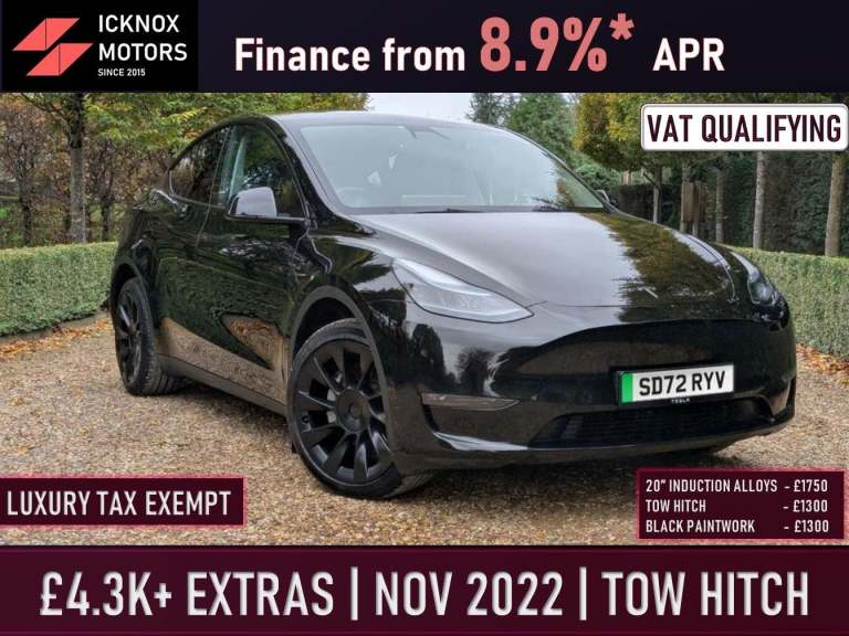 2022 Tesla Model Y (Dual Motor) Long Range Auto 4WDE 5dr MPV Electric Automatic
