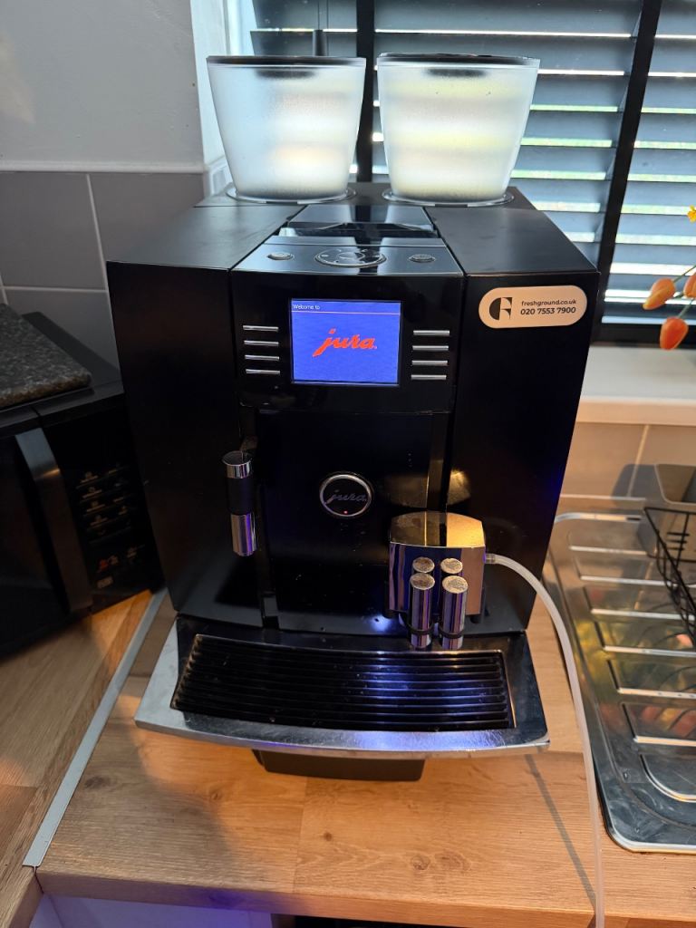 Jura XBC-157 Dual Bean Plumbed Coffee Machine - Good Condition