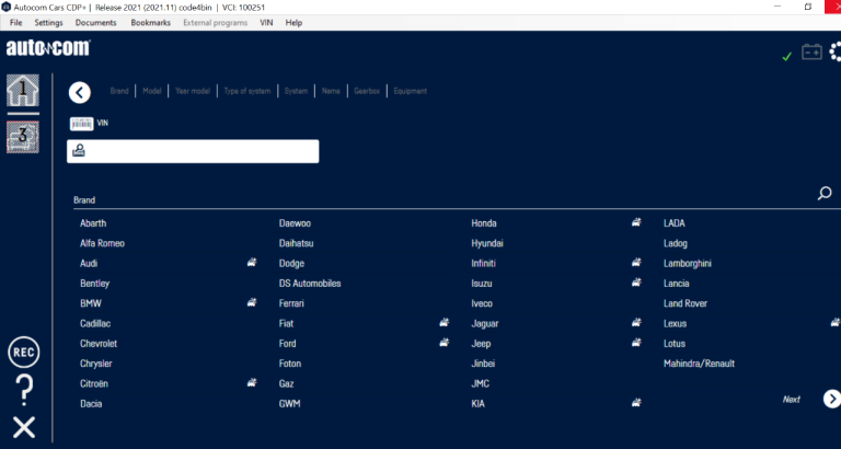 Delphi Version 2021.11 DS150 Bluetooth VCI car diagnostic interface with software