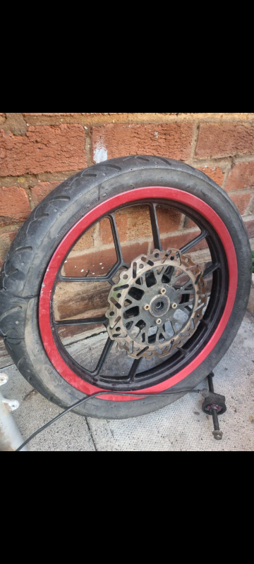 Motorbike/Motorcycle Front wheel disc tyre ect..