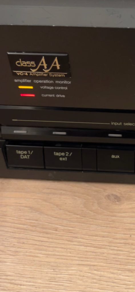 Technics SU-V550 CLASS AA AMP/Power Cable Good Working 