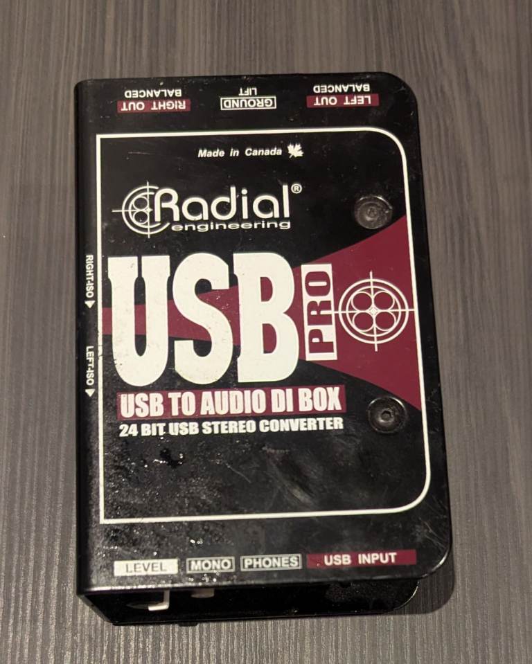 Radial Engineering USB-Pro Stereo DI Box