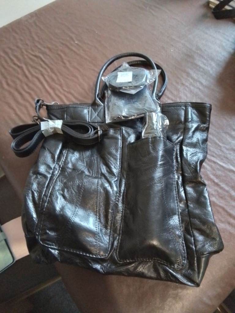 image for New leather Bag plus accessories 