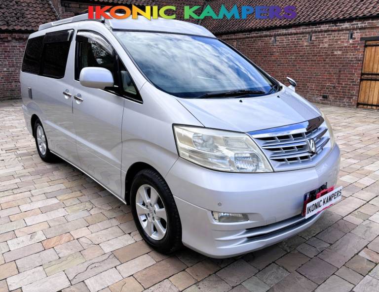 2006 TOYOTA ALPHARD Milldown Campers, Camper van 2.4L Petrol AUTOMATIC. 4 Berth  PopTop Campervan.