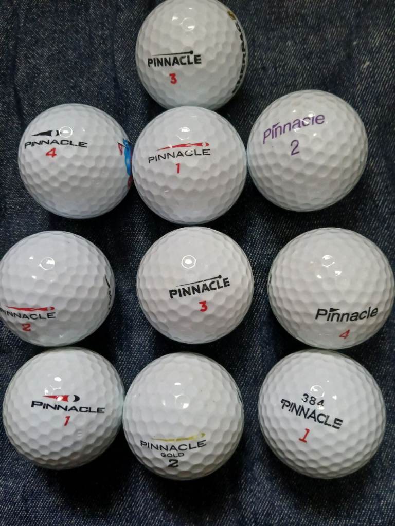 10 PINNACLE GOLF BALLS VGC